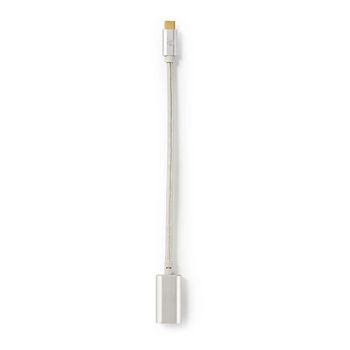 USB 3.0-Adapterkabel | Verguld 0,2 m | USB C? Male naar HDMI| Voor het Aansluite