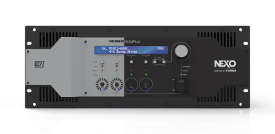 Powered Digital TD Controller/amplifier 4 x 3300w in 4 ohms, 3U 19" chassis, opt
