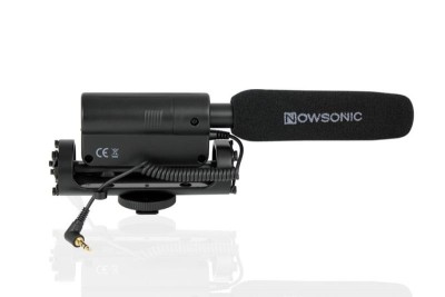 Shotgun microphone for DSLR camera