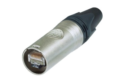 NEUTRIK etherCON CAT6a cable connector self-termination (AWG22-24), chromium pla