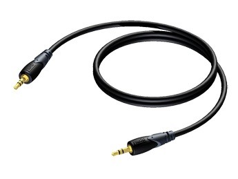 (5) Procab CLA716/10 - 3.5 mm Jack male stereo - 3.5 mm Jack male stereo 10 meter