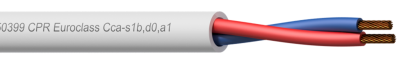 (3)Loudspeaker cable - 2 x 1.5 mmý - 16 AWG -  EN50399 CPR Euroclass Cca-s1b,d0,