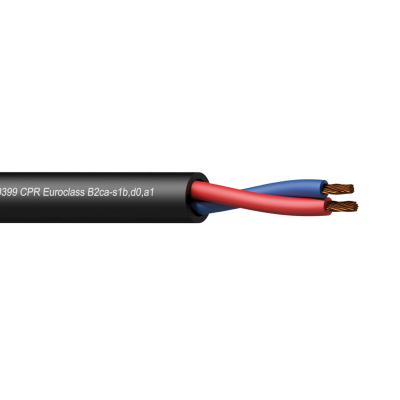 (6)Loudspeaker cable - 2 x 2.5 mmý - 13 AWG -  EN50399 CPR Euroclass B2ca-s1b,d0