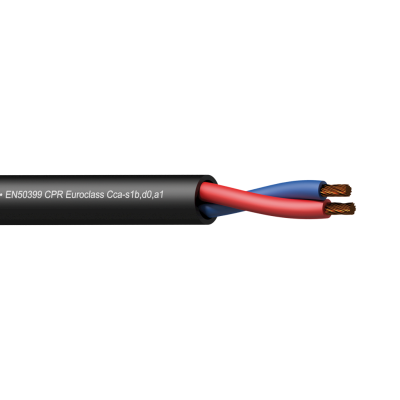 (6)Loudspeaker cable - 2 x 4 mmý - 11 AWG -  EN50399 CPR Euroclass Cca-s1b,d0,a1