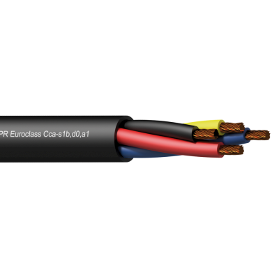 Loudspeaker cable - 4 x 4 mmý - 11 AWG -  EN50399 CPR Euroclass Cca-s1b,d0,a1 30