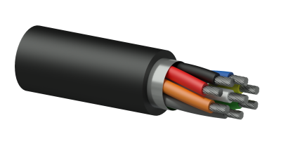 Loudspeaker cable - 8 x 4.0 mmý - 11 AWG - FlamoFlex? 300 m wooden reel