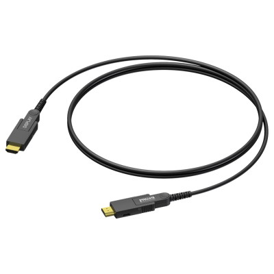 HDMI A male - HDMI A male - Active optical - Interchangeable connectors 100 mete
