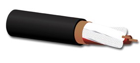 (4) Procab MC305/1 - Balanced microphone cable - flex 2 x 0.23 mmý- 24 AWG 100 meter, black