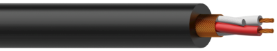 (2)Balanced microphone cable - flex 2 x 0.23 mmý- 24 AWG 500 meter, black