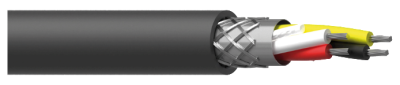 (4)DMX-AES cable - flex 2 pairs 0.34 mmý - 22 AWG - HighFlex? 100 meter, dark gr