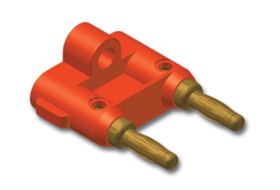 (10) Cable connector - Banana connector - red Connector