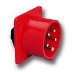 male panel 380V/32A/5 red