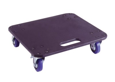 Optional Wheel base for 19" Cases, w/4 lockable wheels and carrying grip