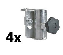 Guardrail Assembly Clamps - four pack