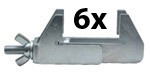 Proflex PF6PSC - Panel to Panel Stage Clamp - six pack