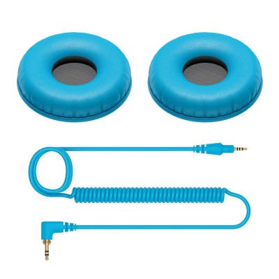 HC-CP08-L: HDJ-CUE1 Replacement Cable and Pads (Blue)