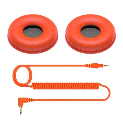 HC-CP08-M: HDJ-CUE1 Replacement Cable and Pads (Orange)
