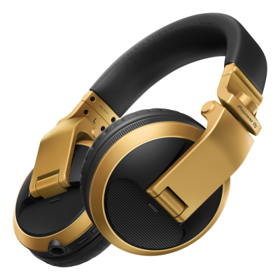 Pioneer DJ HDJ-X5BT-N: DJ Headphones with blue tooth (Gold)