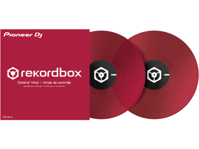 REKORDBOXDVSVINYLRED: Control Vinyl for Rekordbox DVS Red