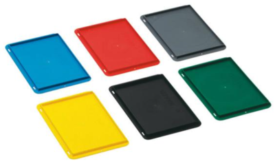 (10)UNIVERSEEL VLAK DEKSEL VOOR 600X400 MM GEEL -  - per piece