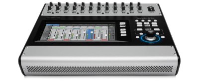 Touch-screen digital audio mixer with 24 mic/line inputs, 6 stereo inputs,6 fx