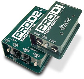 Radial ProD2 Full range passive stereo direct box