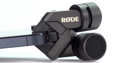 RODE iXY Lightning Stereo Mic for iPhone 5/5c and ipad, including iclamp