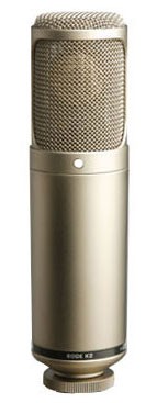 Rode K2 - 1'' Large Tube Condenser Microphone, external supply