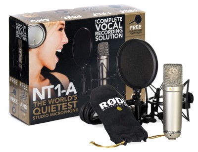 (EOL) Rode NT1A - Complete Vocal Solution, Studio Condenser cardiod