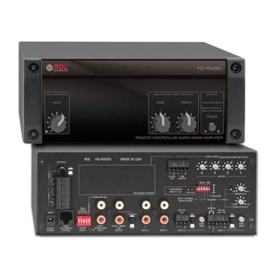 RDL HD-RA35UX -Remote mixer amplifier- 4/8 ohm