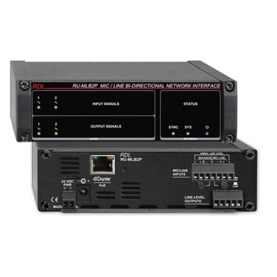 RDL RU-MLB2P - Mic/Line Bi-Directional Network Interface