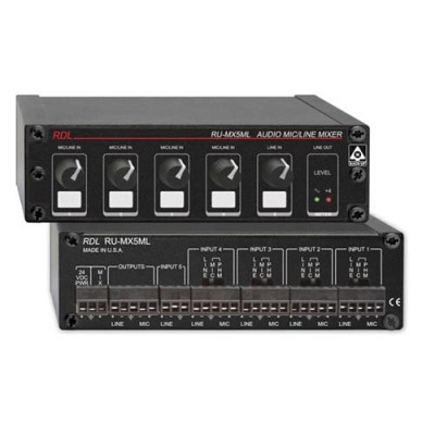 RDL RU-MX5ML - mic/line mixer