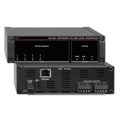 RDL RU-NL4 - Network to Line Level Interface
