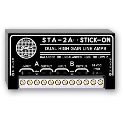 RDL STA-2A - dual high gain line amplifier