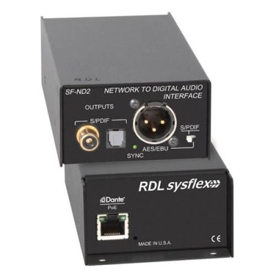 RDL SF-ND2 - Network to Digital Audio Interface