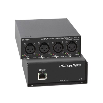 RDL SF-XMN4 - Microphone to Network Interface