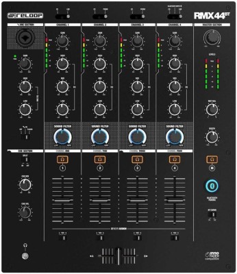 Reloop RMX-44 BT is a 4-channel Bluetooth DJ club mixer