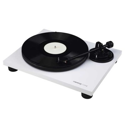 Reloop TURN2 WHITE - Analogue hifi turntable for audio purists,