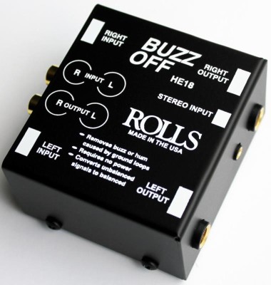 Rolls HE-18 Two Channel Audio Hum & Buzz Remover