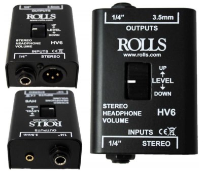 Rolls HV6 Headphone Signal Stereo Attenuator