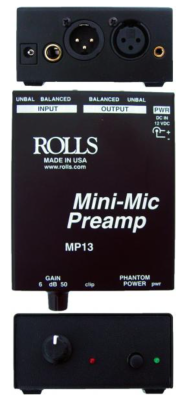 Rolls MP13 Mini-Mic PreAmp
