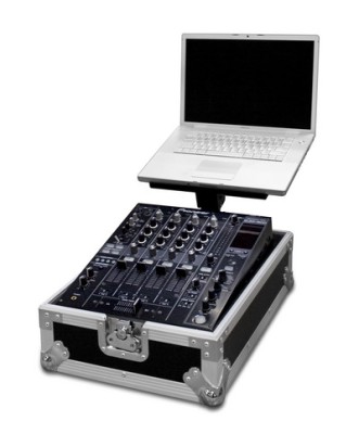 Roadready RR12MIXL - 12" dj mixer case - with integrated laptop stand