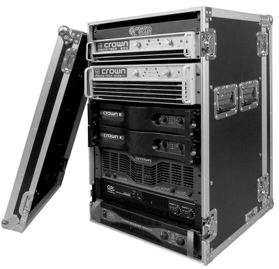 18U amplifier deluxe rack system - 45cm body depth