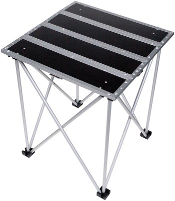 compact 21" high folding stand for slant racks and dj work stations