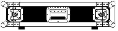 3U 19" extra deep rack case, 24inch / 61cm net depth