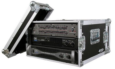 Road ready cases RR6UAD - 6U amplifier deluxe rack system - 45cm body depth