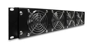 19" rackmountable, tiltable cooling panel w/ 4 fans for all rack systems