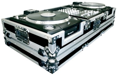DJ Coffin for 2 numark CDX or DHX turntables and 12inch mixer