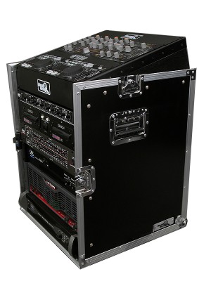 10U slant mixer rack / 12U vertical rack system