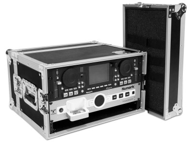 6U 19" Rackmount wireless case with handheld mic storage in covers